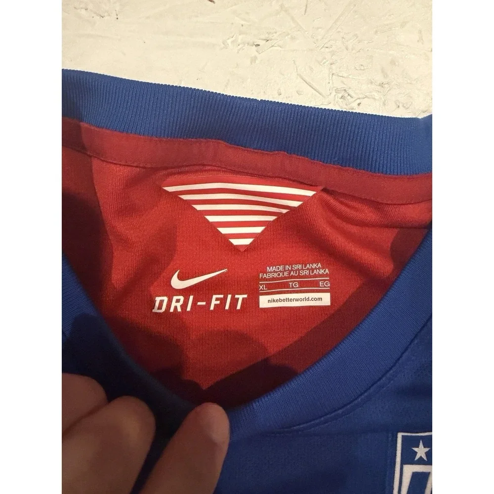 KIDS YOUTH XL Authentic Nike USMNT BOMB POP 2014 Soccer Jersey USA 578020-657